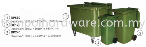 Plastic Rubbish Pail with Wheel Rubbish Pail Hygiene and Cleaning Tools