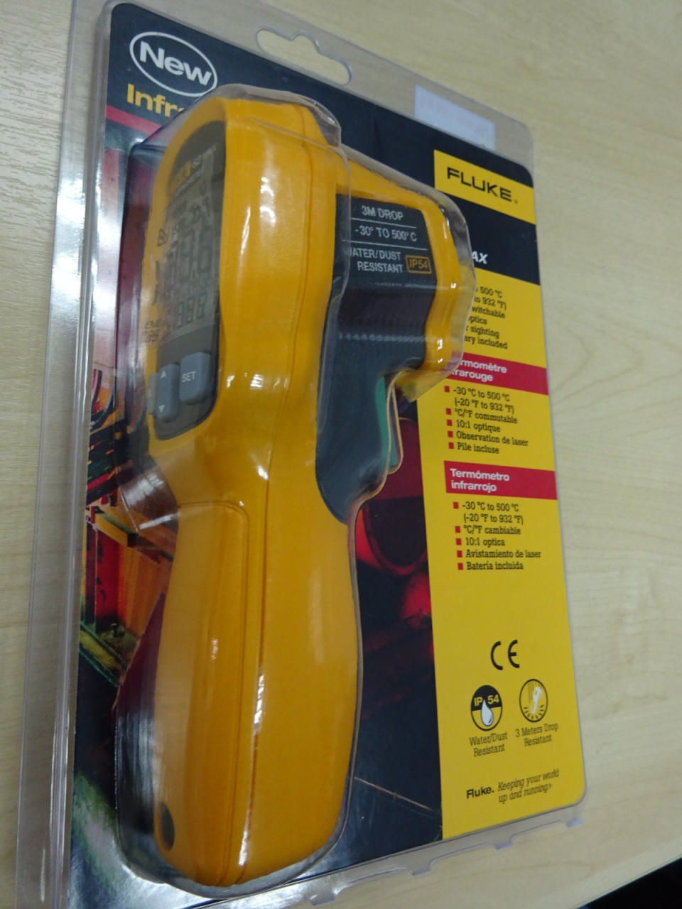 FLUKE 62MAX INFRARED THERMOMETER (-30ˇăC TO 500ˇăC)