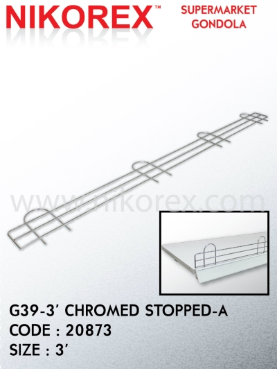 118001/118002 - Wire Stopper Chrome 