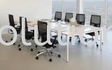 white_conference_table Metal-Leg Conference Table