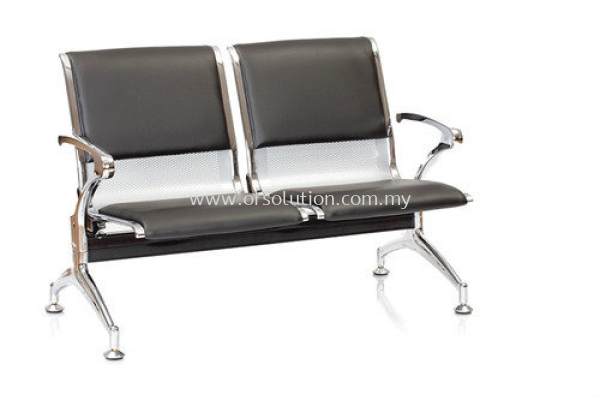 Link_Chair_Aluminum_Pu Seat_2 seater