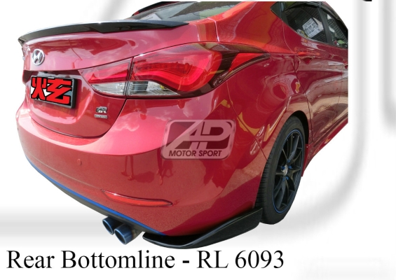 Hyundai Elantra 2014 Rear Bottomline 