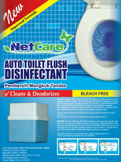 Auto Toilet Flush Disinfectant