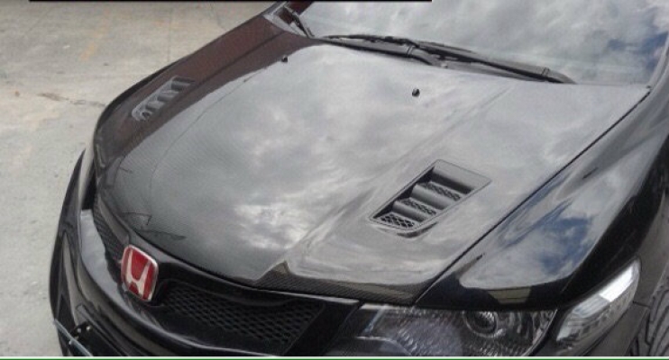 Honda City 2009-2012 RR carbon fiber front hood 