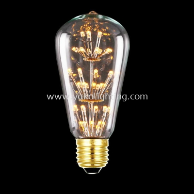 T64 LED 4W STAR LIGHT EDISON BULB