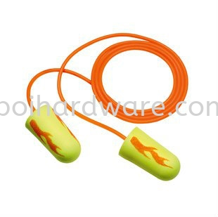 3M E-A-Rsoft Yellow Neon Blasts Corded Earplugs 311-1252 Ear Plugs 3M Personal Safety Products