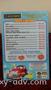 JUZZ SHINE CAR SPA &DETAILING Inkjet Printing / Cutting Sticker