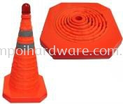 Retractable safety cone With Blinking Light