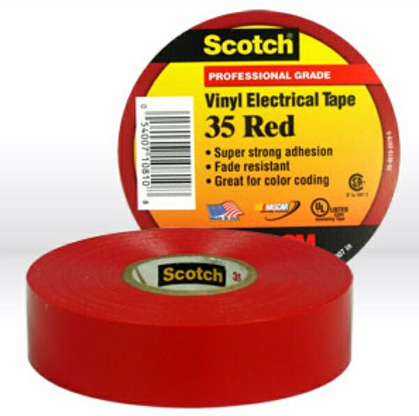 3M Scotch 35 Red 3M Scotch High Tension Tape Pvc Tape