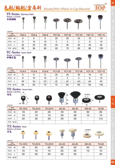 Brush / Wire Wheels & Cup-Mounted