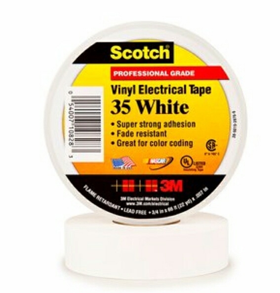 3M Scotch 35white 3M Scotch High Tension Tape Pvc Tape