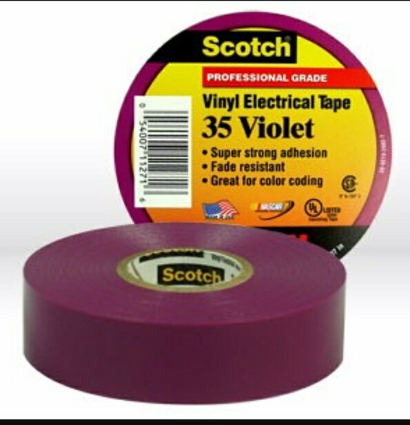 3M Scotch 35Violet 3M Scotch High Tension Tape Pvc Tape