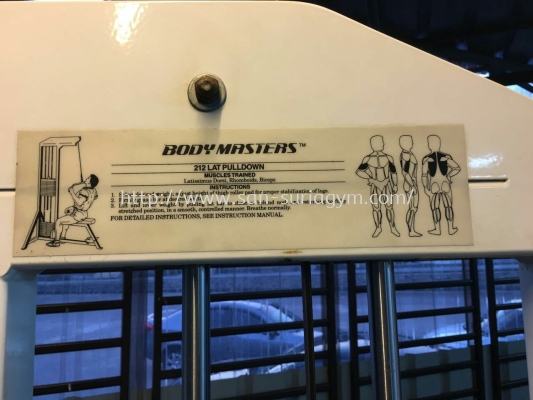 Used bodymaster Lat pulldown (SOLD)