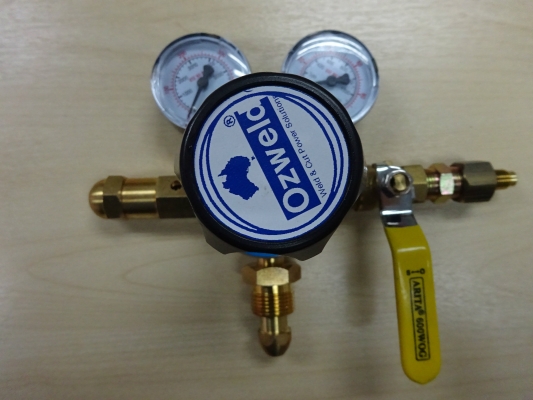 OZWELD NHP725 NITROGEN HIGH PRESSURE REGULATOR C/W BALL VALVE