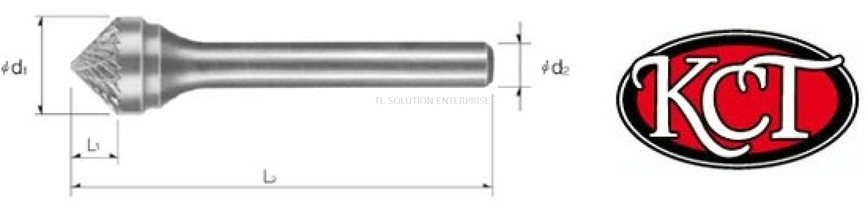 Rotary Burrs - 90 Cone Shape(Form K)