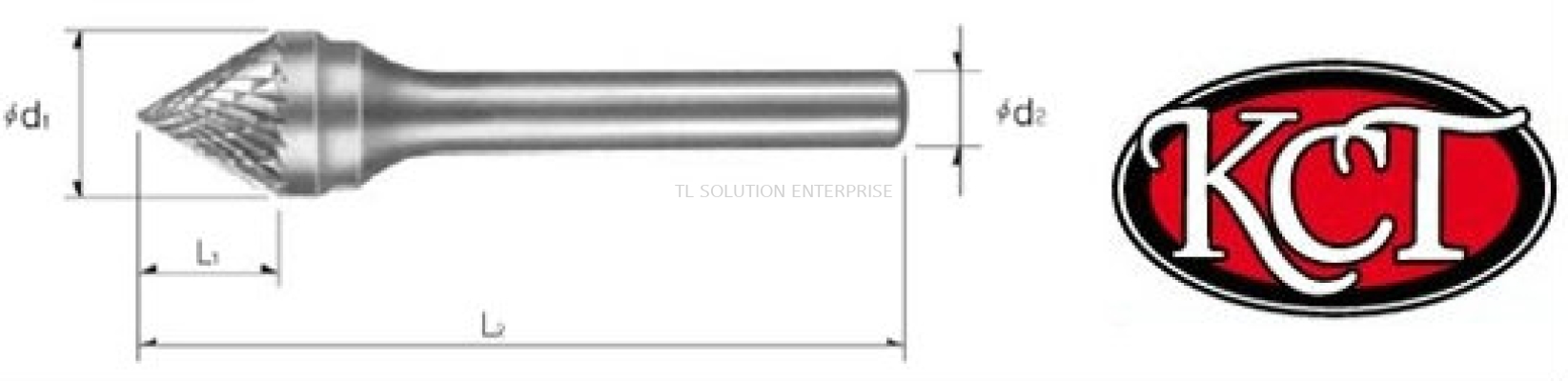 Rotary Burrs - 60 Cone Shape(Form J)