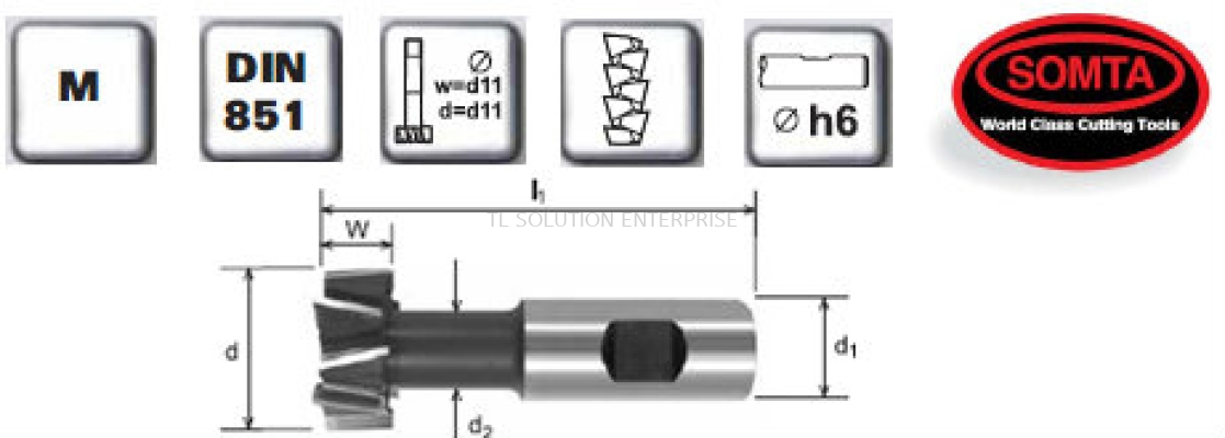 T-Slot Cutters (HSS COBALT)