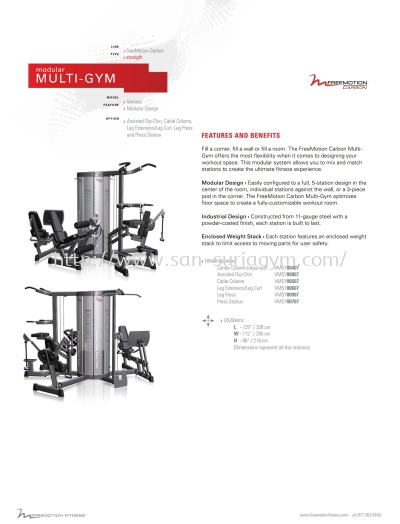 Multi-gym Freemotion carbon