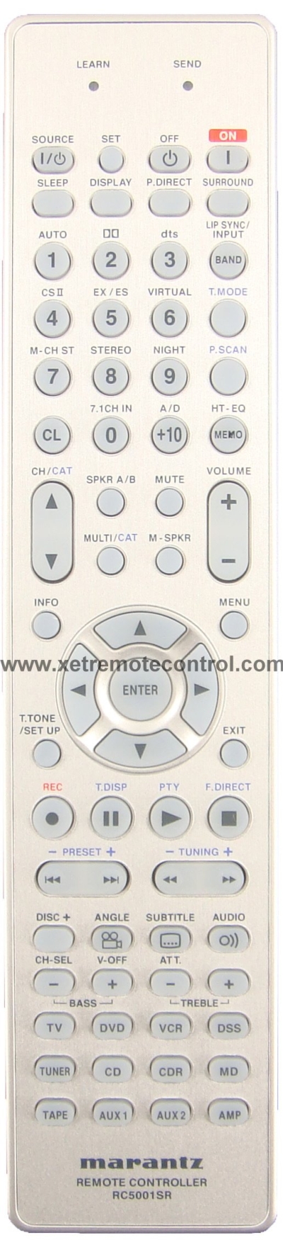 RC5001SR MARANTZ HOME THEATER REMOTE CONTROL