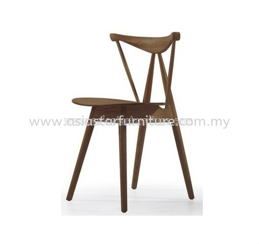 CAFETERIA WOODEN CHAIR AS HH 768 - Taman Saujana Puchong | Bukit Jalil | Sungai Besi 