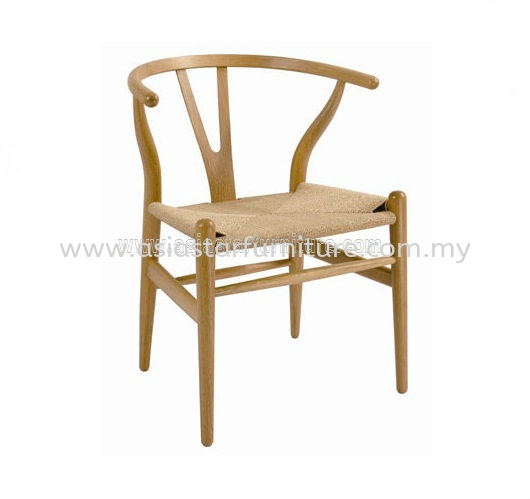 CAFETERIA CHAIR WITH RATTAN SEAT WITH BEECH WOOD FRAME AS HH 541 - Setia Alam | Klang | Bandar Bukit Tinggi  