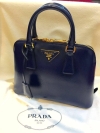 (SOLD) Brand New Prada BL0838 Saffiano Vernic in Inchiostro Prada