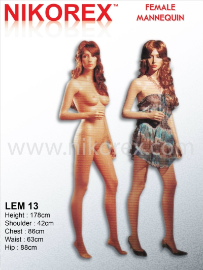 440004 C FEMALE FIBER MANNEQUIN SKIN (C/LEM 13)