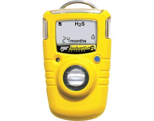 BW GasAlertClip Extreme 2-Year Single Gas Detector