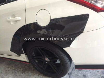 TOYOTA VIOS 2013 ROCKET BUNNY WIDE BODY REAR FENDER CARBON FIBRE