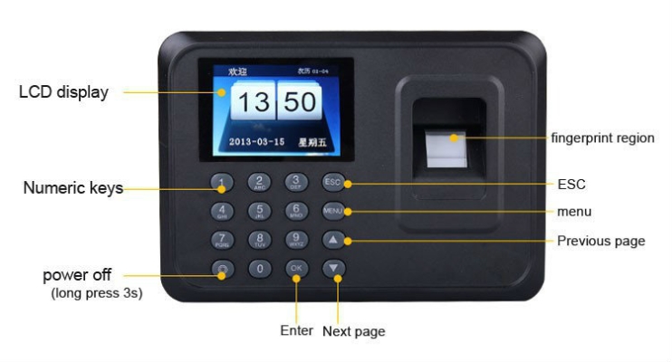 Fingerprint Time Attendance Machine