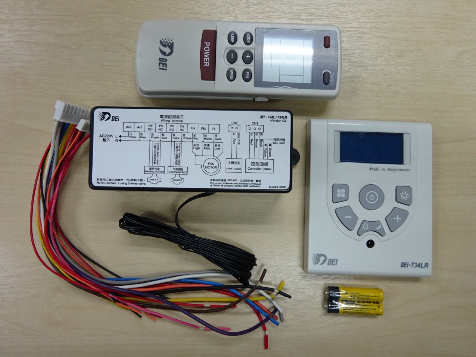 DEI MICROCOMPUTER TEMPERATURE CONTROL FOR AIR-CONDITIONER DEI-734LRE