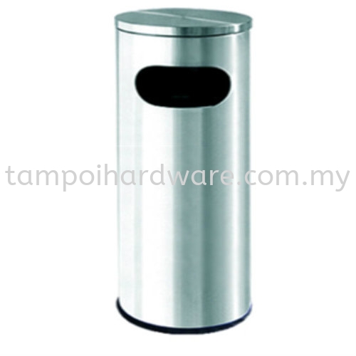 Stainless Steel Litter Bin complete with Flat Top   RAB002F Stainless Steel Rubbish Bin Hygiene and Cleaning Tools