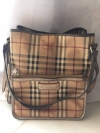 (SOLD) Burberry Haymarket Check Tote with Small Pouch Burberry