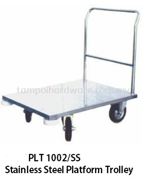 1022SS# Stainless Steel Paltform Trolley  80L x 60W x 86H  cm