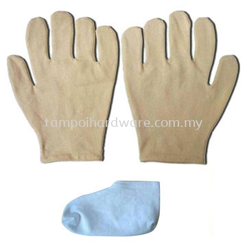 Thick Cloth White Lady Gloves