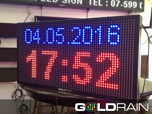 LED Clock And Calendar Signbrond 