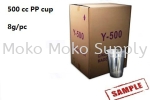 3 500cc PP cup Packing Utensils