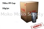 3 700cc PP cup Packing Utensils