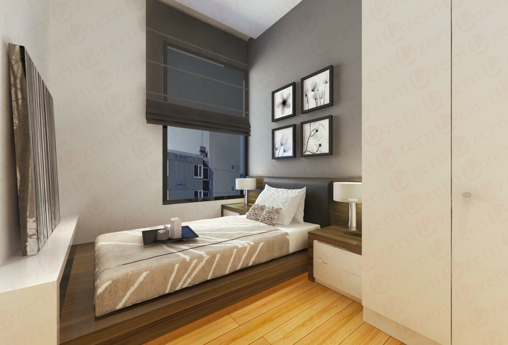 Small Room With Raised Up Platform Bedroom 3 Modern