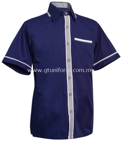 READY MADE UNIFORM M0806 (Navy & Grey & White)