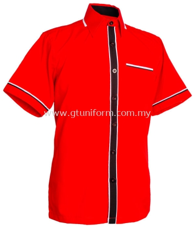 READY MADE UNIFORM M0801 (Red & Black & White)