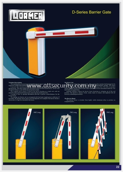 Dormer D-Series Barrier Gate