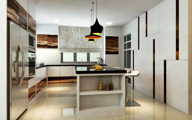 Kitchen Layouts and Lovely Lighting