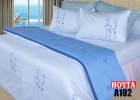 A102 Embroidery Bed Sheet (A) Bed Linen