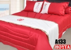 A133 Embroidery Bed Sheet (A) Bed Linen