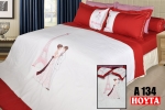 A134 Embroidery Bed Sheet (A) Bed Linen