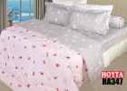 HA347 Full Cotton Printing Bed Sheet (HA) Bed Linen