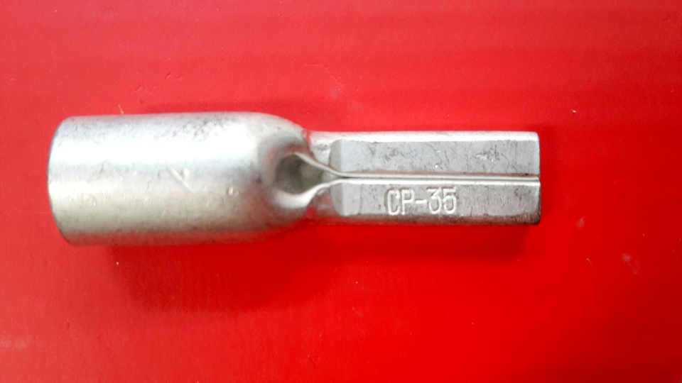 Non-Insulation Pin Lug Cp-35mm MOQ 100pcs Flat Pin Lug Cable Lug
