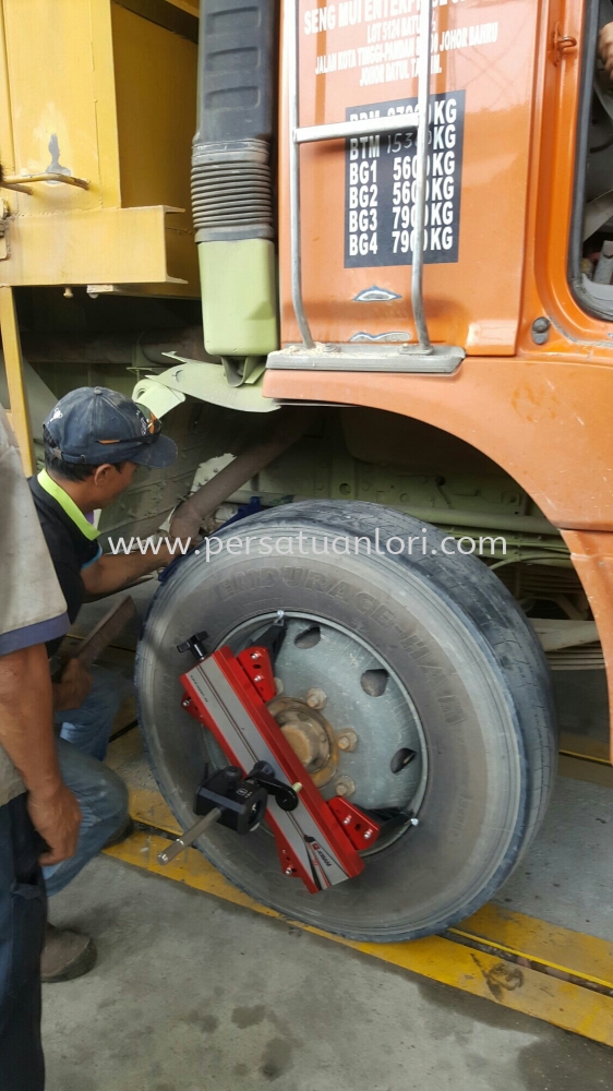 adjustment in progress to fixing alignment problem