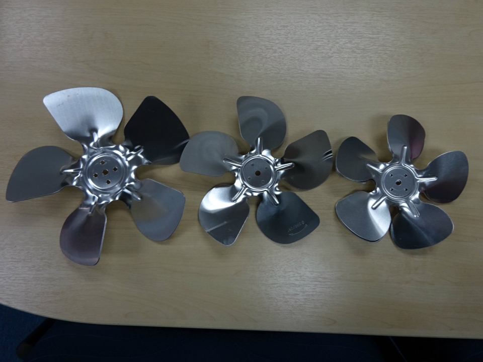 ALUMINIUM FAN BLADE FOR ELCO FAN MOTOR